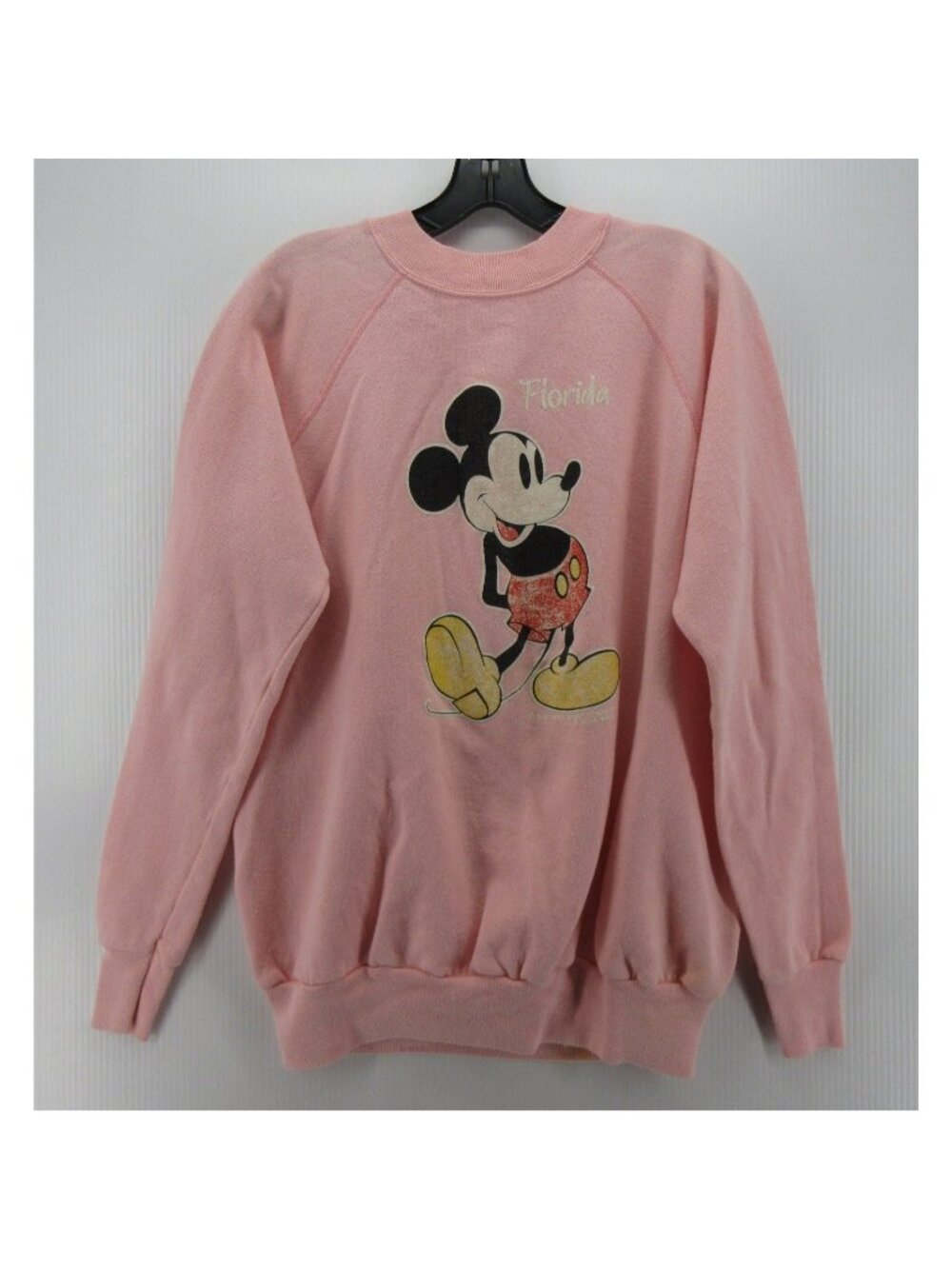 VTG Mickey Mouse Sweatshirt Medium Disney Florida 80s Velva Sheen Unisex *